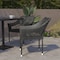 Flash Furniture Gray PE Rattan Wicker Patio Dining Chair, 2PK 2-TT-TT02-GY-GG - alternate 1